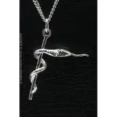 MOOYE ® - Collectie Zilveren Esculaap ketting hanger