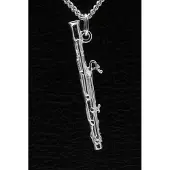 MOOYE ® - Collectie Zilveren Fagot ketting hanger