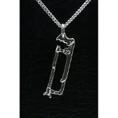 MOOYE ® - Collectie Zilveren IJzerzaag ketting hanger
