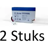Ultracell 2 Stuks Loodaccu UL 12v 800mAh