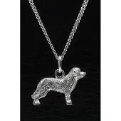 MOOYE ® - Collectie Zilveren Labrit ketting hanger - groot