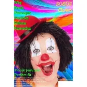 Partyxplosion Clownspruik zwart