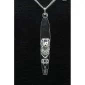MOOYE ® - Collectie Zilveren Waterski XL ketting hanger