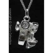 MOOYE ® - Collectie Zilveren Honda Goldwing motor zijspan ketting hanger
