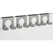 Huismerk Premium Deurhaken Set Van 4 RVS - 77x37x216mm