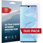 Rosso Screen Protector Ultra Clear Duo Pack Geschikt voor Huawei P30 Pro (New Edition) | Folie | 2 Stuks