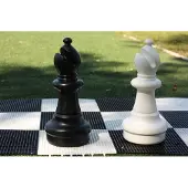 Ubergames Schaakstuk, Loper 54 cm, Zwart