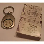 Miko kroniek sleutelhanger - titanium - 13 juni