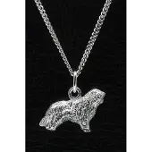 MOOYE ® - Collectie Zilveren Bergamaso ketting hanger - groot