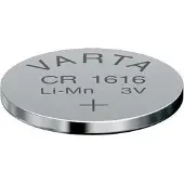 Varta CR1616 knoopcel batterij - 5 stuks
