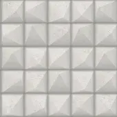 Dutch Wallcoverings Reflets 3D vierkant grijs beton (vliesbehang, grijs)