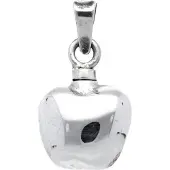 MOOYE ® - Collectie Zilveren Ashanger Appel kettinghanger