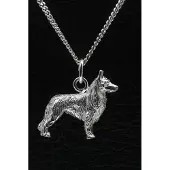 MOOYE ® - Collectie Zilveren Groenendaler ketting hanger - groot