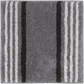 Casilin Toiletmat Vierkant - 60 x 60cm Havana - Antislip WC Mat - Waterabsorberend en Sneldrogend - Zachte microvezel - Wasbare Badmat - Grijs Antraciet
