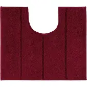 Casilin WC-mat Antislip Ray - 50x60cm - Met Uitsparing - Waterabsorberende Badmat - Wasbaar en Sneldrogend - Acryl - Rood