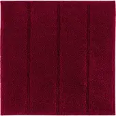 Casilin WC-mat Antislip Ray - 60x60cm - Toiletmat - Vierkante Badmat - Waterabsorberend - Wasbaar en Sneldrogend - Acryl - Rood
