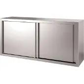 CombiSteel Wandkast - RVS - Schuifdeuren - 1000x400x660mm