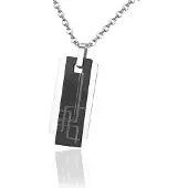 Montebello Ketting Sasa - Heren - 316L Staal - 40 x 16 mm - 50 cm