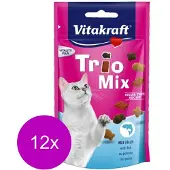 Vitakraft Trio Mix - Kattensnack - Vis - 12 x 60 g