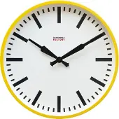 Cloudnola Factory Ochre Yellow Station Wall clock 45 cm -Klok