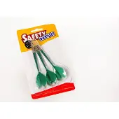 Longfield Darts Sparepunten Safety dartbord groen 3 stuks op blister