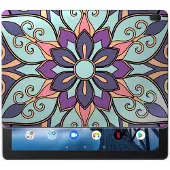 B2Ctelecom Lenovo Tab E10 Siliconen Hoesje Purple Flower