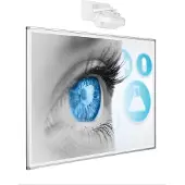 Smit Visual Projectiebord Softline profiel 8mm email matwit (16:10) 120x192 cm