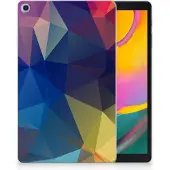 B2Ctelecom Samsung Galaxy Tab A 10.1 (2019) Back Cover Polygon Dark