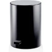DECOR WALTHER Prullenbak TE 50 Pedal Bin Black Matt