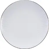 Tokyo Design Studio - Nippon White Gold Rim Plate 30cm Lines
