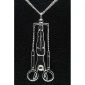 MOOYE ® - Collectie Zilveren Turner aan ringen ketting hanger