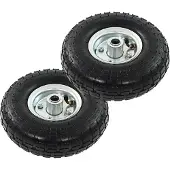 vidaXL Steekwagenwielen 4,10/3,50-4 (260x83) rubber 2 st