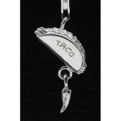 MOOYE ® - Collectie Zilveren Taco hanger én bedel