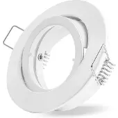 LEDmaxx Inbouwspot rond wit kantelbaar bajonetsluiting voor GU10 | zaagmaat 68mm | GU10 | Max 1x50W exclusief
