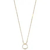 Esprit ESNL00012445 Allison - Collier - Ronde open hanger met zirkonia - Roségoud