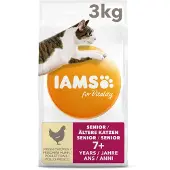 IAMS 3x Kat Senior Kip 3 kg