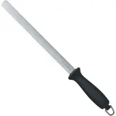 HorecaTraders Classic diamand slijpstaaf | 26 cm