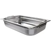 Vogue Gastronormbak Vogue, RVS, GN 1/1, 100mm diep, met handvatten