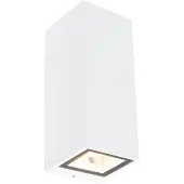 QAZQA Moderne wandlamp wit 2-lichts AR70 IP54 - Baleno