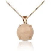 Montebello Montebello, hanger met aventurine steen en ketting, Sirolo