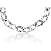 Montebello Ketting Briza - Dames - 316L Staal - Ovaal - 10 mm - 52 cm