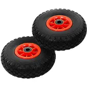 vidaXL Zakkenwagenwielen, 2 stuks. Massief PU, 3.00 - 4 (260 x 85)