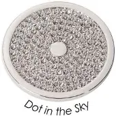 Quoins QMOA-04M-Z Dot in the sky staal zilverkleurig Medium
