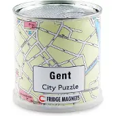 City Puzzle Gent - Puzzel - Magnetisch - 100 puzzelstukjes