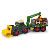Dickie Toys - Happy Fendt 25 Inch Forester Truck en Trailer Groen