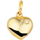 Trendjuwelier huiscollectie 4014853 Gouden hanger hart met zirkonia