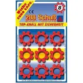 Wicke Klappertjes voor Pistool - 8 Schots - 36x8 - 288 knallen
