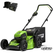 Greenworks Accu Grasmaaier 60 Volt 46 CM Met 2x 2.0 Ah Accu En Lader