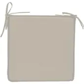 H&S Tuinkussen met lintjes - Polyester - 40x40cm - Beige