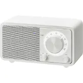 Sangean WR-7 Houten Cabinet Radio Wit